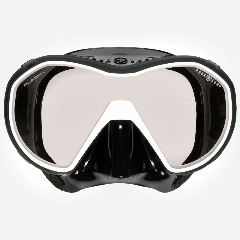 MASK PLAZMA BLACK/WHITE - CLR LENS * - Click Image to Close